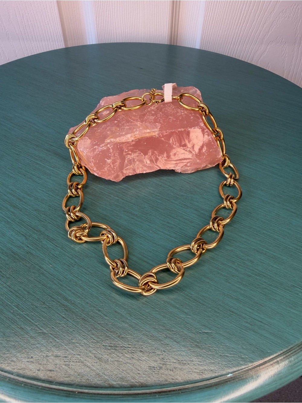Hey Harper The Studio Chain Necklace - 14k gold PVD stainless steel - NWT